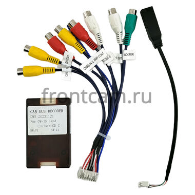 Toyota Land Cruiser 200 2007-2015 для авто с Navi (Тип ABC) Canbox PRO-Line 7887-10-1745 на Android 13 (4G-SIM, 8/256, DSP, QLed, Tesla)
