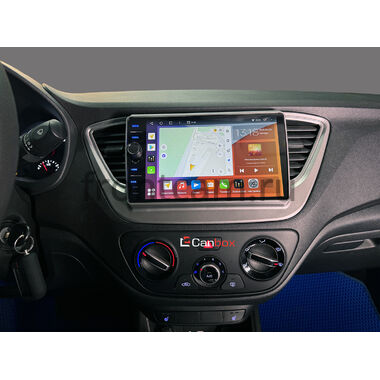 Hyundai Solaris 2 2017-2024 (серая) Teyes CC4 Pro 2K 12/256 9.5 дюймов RM-9-0338 на Android 13 (4G-SIM, DSP, QLed, AI)