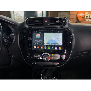 Kia Soul 2 2013-2019 (глянцевая, с климат-контролем, Тип 2) Canbox H-Line 6613-9-0662 на Android 14 (4G-SIM, 6/128, DSP, QLed, Tesla)