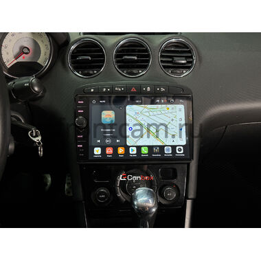 Peugeot 308, 408, RCZ 2007-2022 (черная) Canbox H-Line 8845-9-0705 на Android 14 (4G-SIM, 8/128, DSP, QLed)