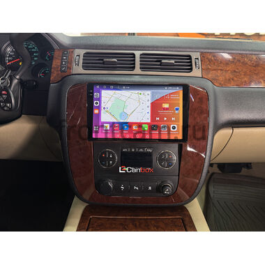 Chevrolet Tahoe, Suburban 2007-2013 (под красное дерево) Canbox L-Line 4169-9-0789 на Android 10 (4G-SIM, 2/32, TS18, DSP, QLed)