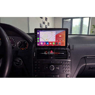 Mercedes-Benz C-klasse (w204) 2006-2011 (серая) Teyes CC3 4/64 9 дюймов RM-9312 на Android 10 (4G-SIM, DSP, QLed)