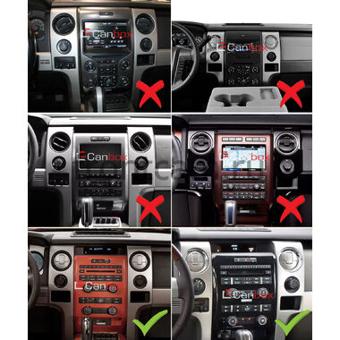 Ford F-150 12 2008-2014 (для авто без цветного экрана) Canbox H-Line 4196-9331 на Android 10 (4G-SIM, 6/128, DSP, QLed)