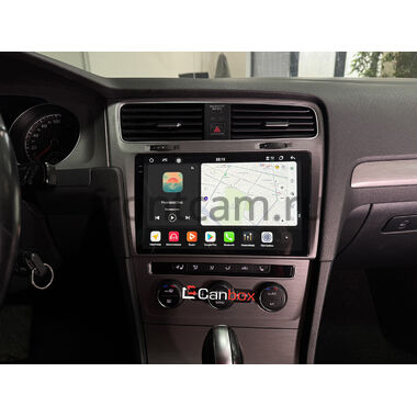 Рамка RM-10-048 под магнитолу 10 дюймов для Volkswagen Golf 7 2012-2020 (серая)