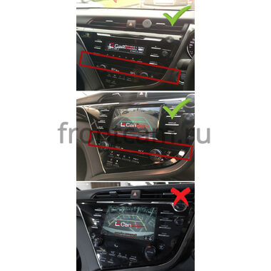Toyota Camry XV70 2017-2021 (для авто с камерой, правый руль) Canbox H-Line 5195-10-0554 на Android 14 (4G-SIM, 6/128, DSP, QLed)