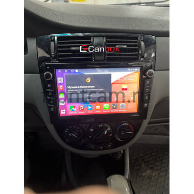 Daewoo Gentra 2 2013-2015, Nubira 3 2003-2004 (черная, глянцевая) Canbox H-Line 3799-10-0830 на Android 10 (4G-SIM, 4/64, DSP, QLed)