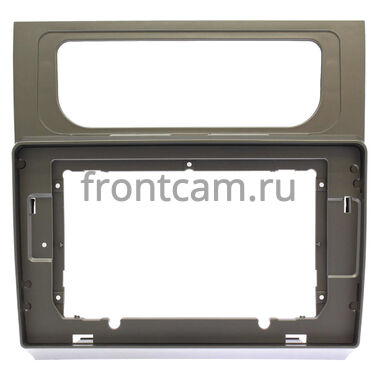 Рамка RM-10-1161 под магнитолу 10 дюймов для Volkswagen Touran 2 2010-2015 (серебристая)