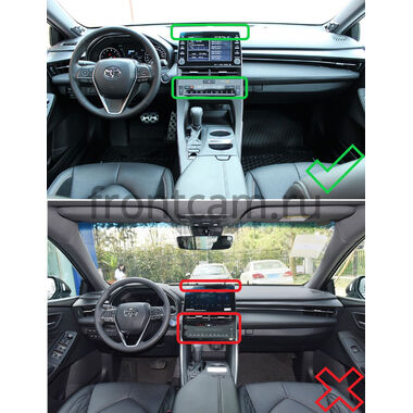 Рамка RM-10-1537 под магнитолу 10 дюймов для Toyota Avalon 5 2018-2024