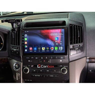 Toyota Land Cruiser 200 2007-2009 (матовая, Тип C, can LZ) Canbox GT10-2570 2/32 на Android 10 (IPS, DSP, CarPlay)