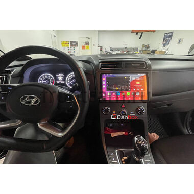 Hyundai Creta 2 2021-2024 (темно-серая) Canbox H-Line 3799-10-HY247T на Android 10 (4G-SIM, 4/64, DSP, QLed)