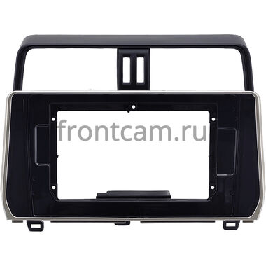 Рамка RM-1038/1058 под магнитолу 10 дюймов для Toyota Land Cruiser Prado 150 2017-2024 (серебренная)