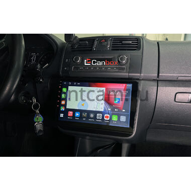 Skoda Fabia 2 2007-2014 (черная) Canbox H-Line 3799-1089 на Android 10 (4G-SIM, 4/64, DSP, QLed)