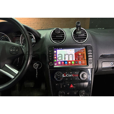 Mercedes-Benz GL (x164), ML (w164) 2005-2011 (оранжевая подсветка клавиш, Тип 2) Canbox H-Line 3792-9-0084 на Android 10 (4G-SIM, 4/64, DSP, QLed)