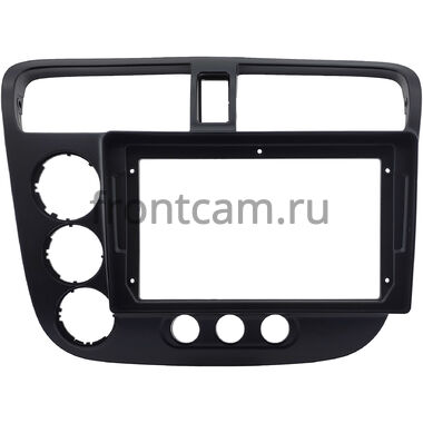 Рамка RM-9-0174 под магнитолу 9 дюймов для Honda Civic 7 2000-2006 (с климат-контролем, левый руль)