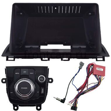 Рамка RM-9-0198 под магнитолу 9 дюймов для Mazda CX-4 2016-2024