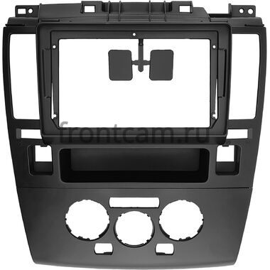 Рамка RM-9-0202 под магнитолу 9 дюймов для Nissan Tiida 2004-2013 (черная, авто с климат-контролем)