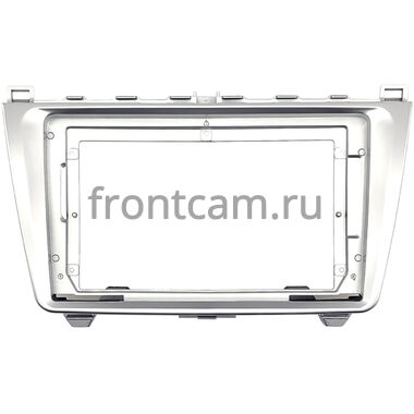 Рамка RM-9-0233 под магнитолу 9 дюймов для Mazda 6 (GH) 2007-2013 (серебро)