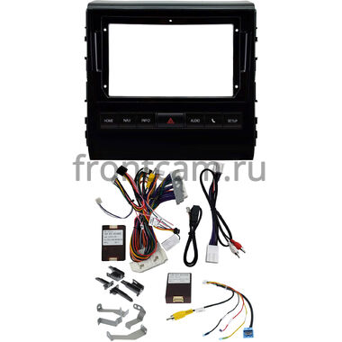 Рамка RM-9-0343 под магнитолу 9 дюймов для Toyota Land Cruiser 200 2015-2021 (для авто с JBL Synthesis) (глянцевая)