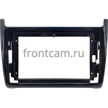 Рамка RM-9-0490 под магнитолу 9 дюймов для Volkswagen Polo 5 2009-2020 (глянцевая)