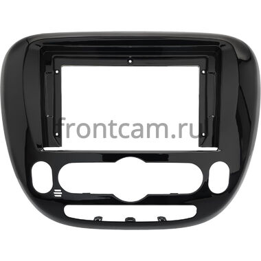 Рамка RM-9-0662 под магнитолу 9 дюймов для Kia Soul 2 2013-2019 (глянцевая, с климат-контролем, Тип 2)