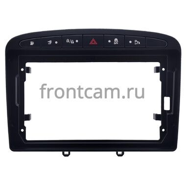 Рамка RM-9-0705 под магнитолу 9 дюймов для Peugeot 308, 408, RCZ 2007-2022 (черная)