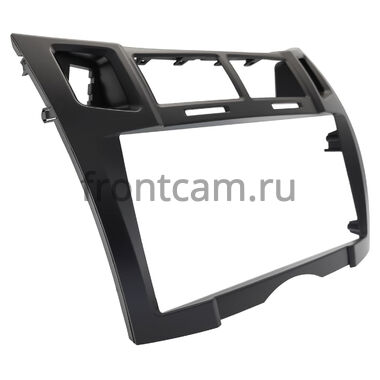 Рамка RM-9-1700 под магнитолу 9 дюймов для Toyota Vitz 2 (XP90), Yaris 2 2005-2012 (черная матовая, Тип 2)