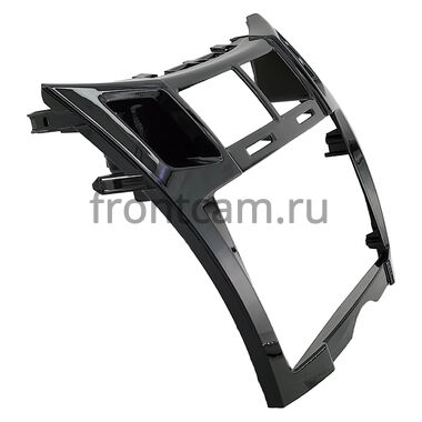 Рамка RM-9-1701 под магнитолу 9 дюймов для Toyota Vitz 2 (XP90), Yaris 2 2005-2012 (черная, глянцевая, Тип 1)