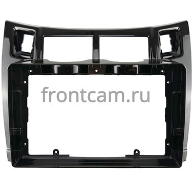 Рамка RM-9-172 под магнитолу 9 дюймов для Toyota Vitz 2 (XP90), Yaris 2 (2005-2012) (черная, глянцевая)