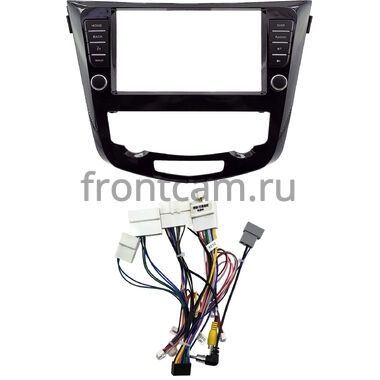 Рамка RM-9-2140 под магнитолу 9 дюймов для Nissan Qashqai 2, X-Trail (T32) 2013-2022 (для авто с климат-контролем, с 1 камерой, без NAVI, без кругового обзора)