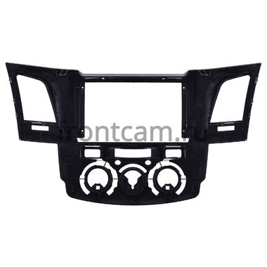 Toyota Fortuner, Hilux 7 2004-2015 (черная, глянцевая) Canbox H-Line 7834-9-2212 на Android 10 (4G-SIM, 6/128, DSP, IPS) С крутилками