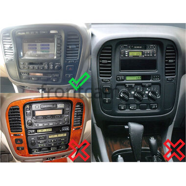 Toyota Land Cruiser 100 1998-2002 (для авто с монитором) Canbox L-Line 4167-9-2421 на Android 10 (4G-SIM, 3/32, TS18, DSP, QLed)