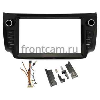 Рамка RM-9-2508 под магнитолу 9 дюймов для Nissan Sentra 7 (B17) 2012-2019, Tiida 2 2015-2018