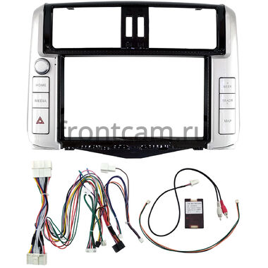 Рамка RM-9-2547 под магнитолу 9 дюймов для Toyota Land Cruiser Prado 150 2009-2013 (для авто с Navi и JBL Synthesis, без 360, глянцевая)