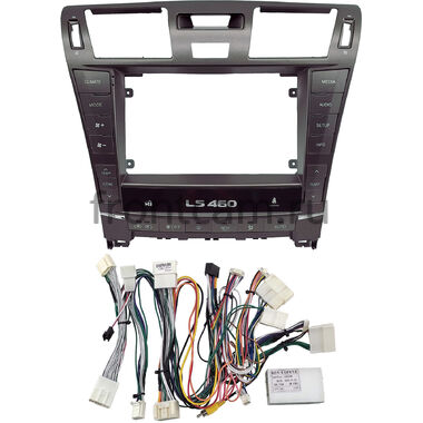 Рамка RM-9-2648 под магнитолу 9 дюймов для Lexus LS 460, LS 600h 2006-2012 (Тип А)