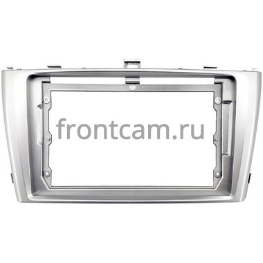 Рамка RM-9-3018 под магнитолу 9 дюймов для Toyota Avensis 3 2008-2015 (серебро)