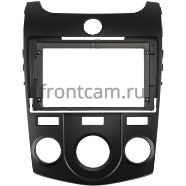 Рамка RM-9-414 под магнитолу 9 дюймов для Kia Cerato 2 седан, Forte 2008-2013 (авто без климат-контроля)