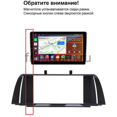 Рамка RM-9-6658 под магнитолу 9 дюймов для BMW 5 (F10, F11) 2009-2017 CIC