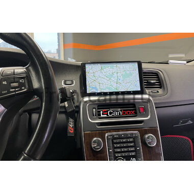 Рамка RM-9-748 под магнитолу 9 дюймов для Volvo S60 2010-2018
