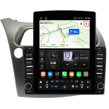 Honda Civic 8 5D 2005-2012 (левый руль, хэтчбэк) Canbox GT095-9-HO107N на Android 10 (QLed, 2/32, DSP, CarPlay)