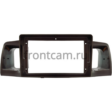 Рамка RM-9074 под магнитолу 9 дюймов для Toyota Allex, Corolla (E120) 2000-2007 (коричневая)