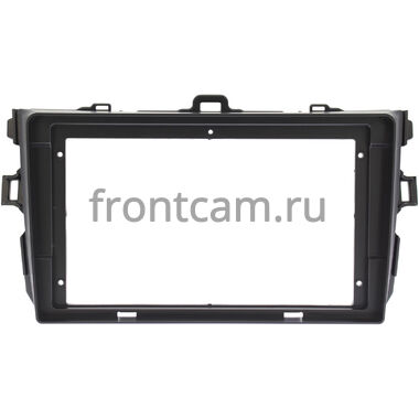 Рамка RM-9094 под магнитолу 9 дюймов для Toyota Corolla (E150) 2006-2013 (черная, без воздуховодов)