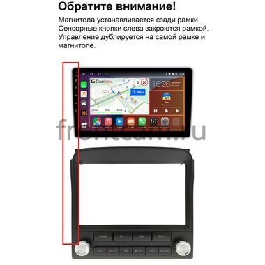 Рамка RM-9-2421 под магнитолу 9 дюймов для Toyota Land Cruiser 100 / Lexus LX 470 1998-2002 (для авто с монитором)