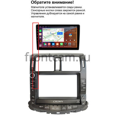 Рамка RM-9-5377 под магнитолу 9 дюймов для Toyota Crown (S200) 2008-2012 (Для авто c монитором и DVD)