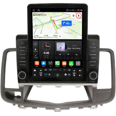 Nissan Teana 2 (J32) 2008-2014 (для авто без цветного экрана) Canbox GTR095-1025 на Android 10 (QLed, 4/64, DSP, CarPlay)