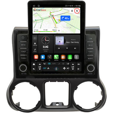Jeep Wrangler 3 (JK) 2011-2014 Canbox GTR095-10-009 на Android 10 (QLed, 4/64, DSP, CarPlay)