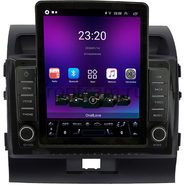 Toyota Land Cruiser 200 2007-2015 (для авто без NAVI, черная матовая) OEM RS095-10-010-1 на Android 10 (1/16, DSP, Tesla)