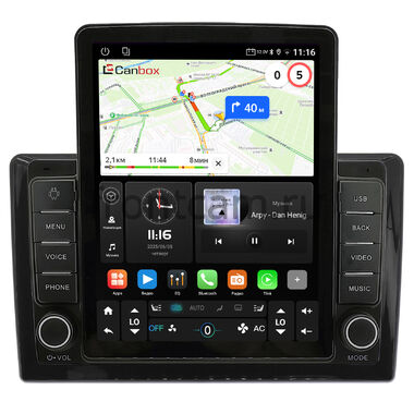 Toyota Coaster 2013-2021 Canbox GTR095-10-1110 на Android 10 (QLed, 4/64, DSP, CarPlay)