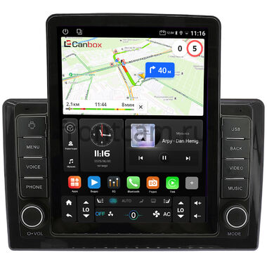 Volkswagen Amarok, Golf, Jetta, Passat, Polo, Scirocco, Tiguan, Touran Canbox GTR095-10-1111 на Android 10 (QLed, 4/64, DSP, CarPlay)