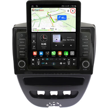 Citroen C1 2005-2014 Canbox GTR095-10-1152 на Android 10 (QLed, 4/64, DSP, CarPlay)