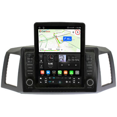 Jeep Grand Cherokee 3 (WK) 2004-2007 (руль слева) Canbox GTR095-10-1193 на Android 10 (QLed, 4/64, DSP, CarPlay)